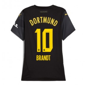 Billiga Borussia Dortmund Julian Brandt #10 Bortatröja Dam 2024-25 Kortärmad